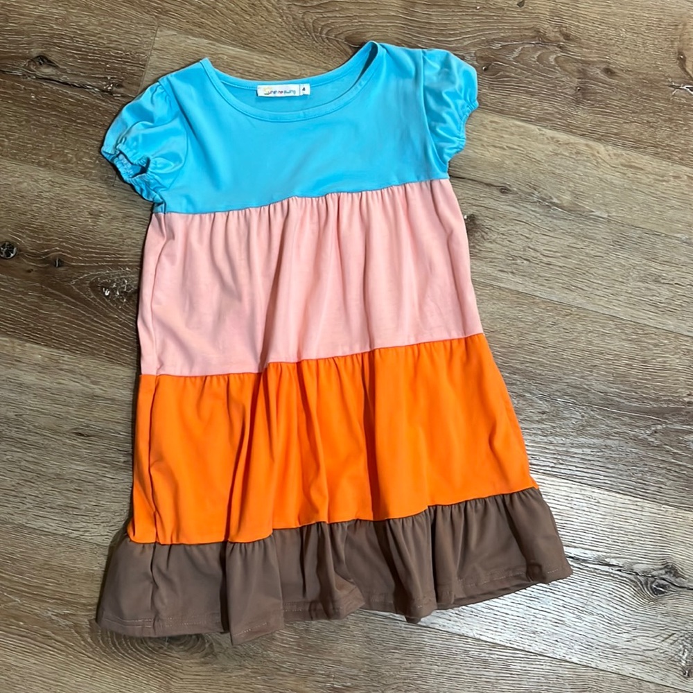 Sunshine Swing Color Striped Dress 4